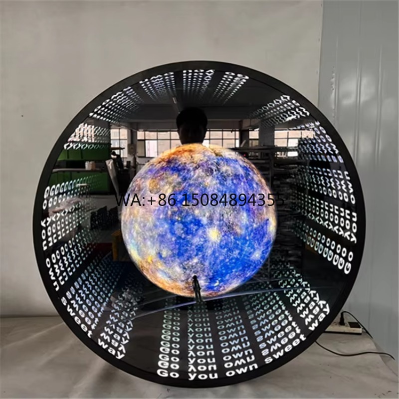 Decorative Mirror - لوحة جدارية مكتبية مخصصة بتصميم ثلاثي