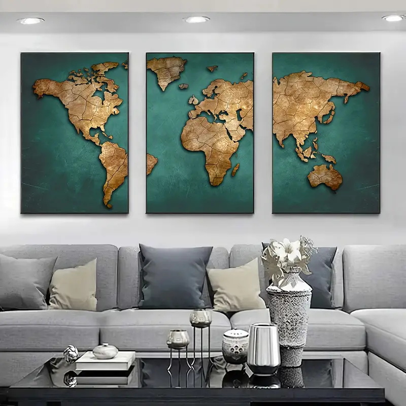 مجموعة من 3 ملصقات قماشية لخري - مراجعة Abstract Canvas Set وسعره