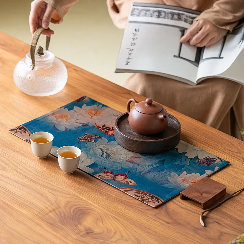 Xiangyun الغزل الشاي حصيرة جدي - مراجعة Table Runner وسعره