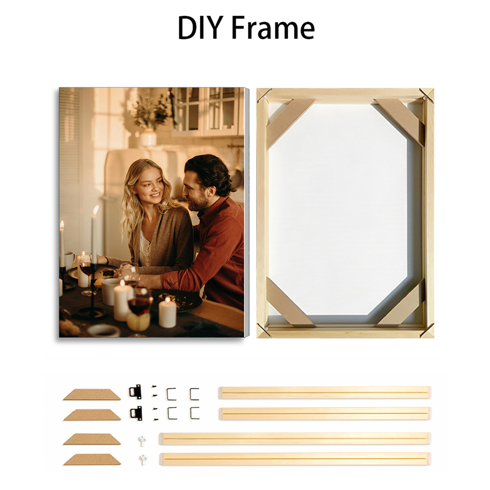 1 قطعة صور مخصصة مع إطار خشبي  - مراجعة Picture Frame وسعره