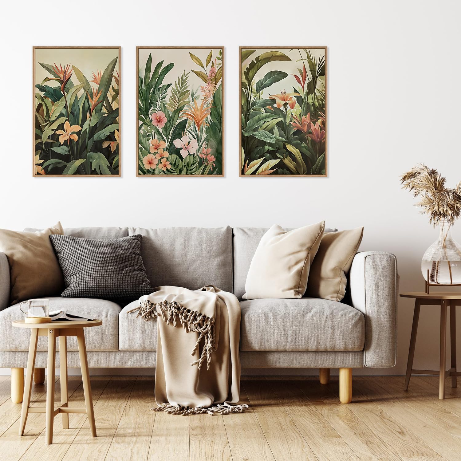 3 قطع/مجموعة من لوحات قماشية ب - مراجعة Abstract Canvas Set وسعره